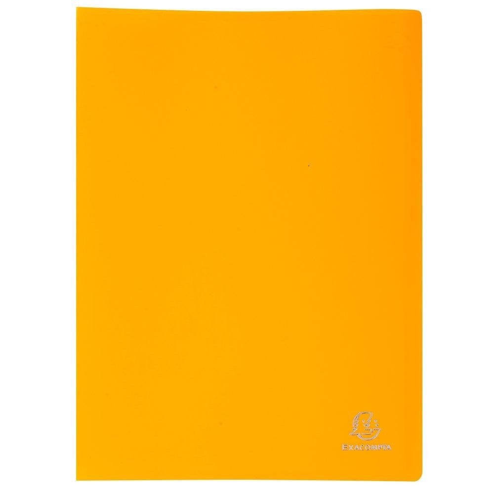 Porte-vues - 80 vues - 40 pochettes - Jaune - A4 - Souple - Exacompta