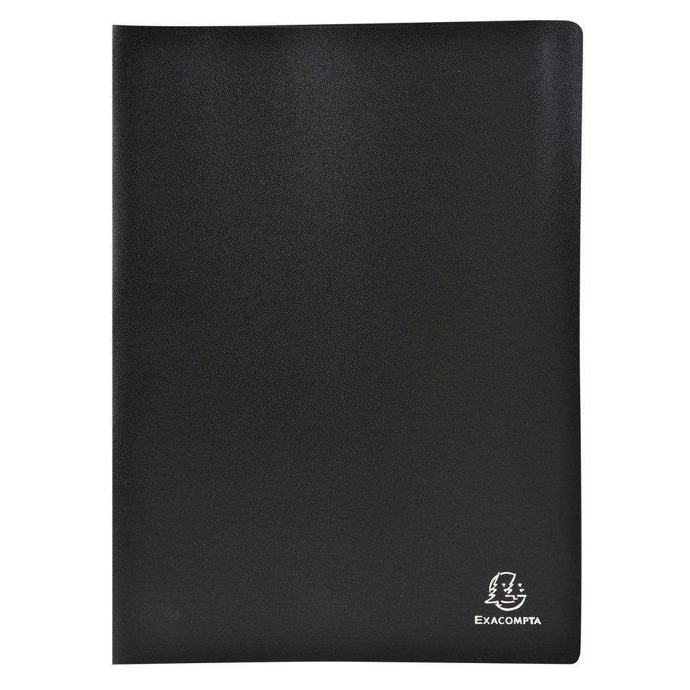 Porte-vues - 80 vues - 40 pochettes - Noir - A4 - Souple - Exacompta