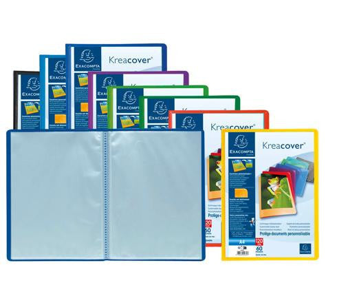Porte-vues - Lutin - 120 vues - Couverture personnalisable - Polypro - A4