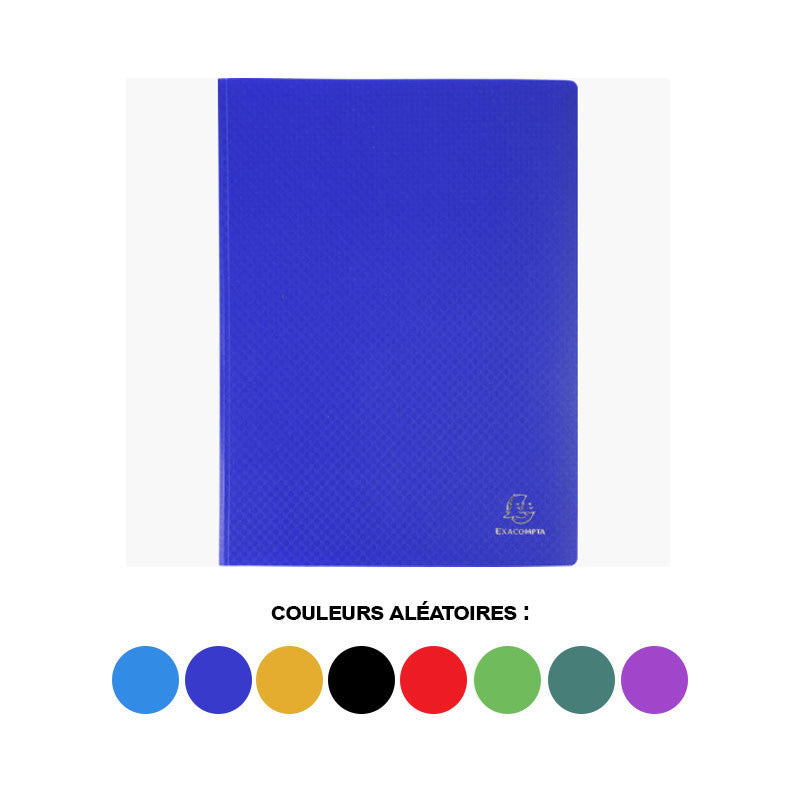 Porte-vues - Lutin - 100 vues - Polypro - A4 - Couleurs assorties - Exacompta
