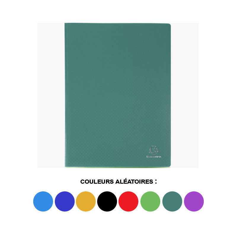 Porte-vues - Lutin - 160 vues - Polypro - A4 - Couleurs assorties - Exacompta