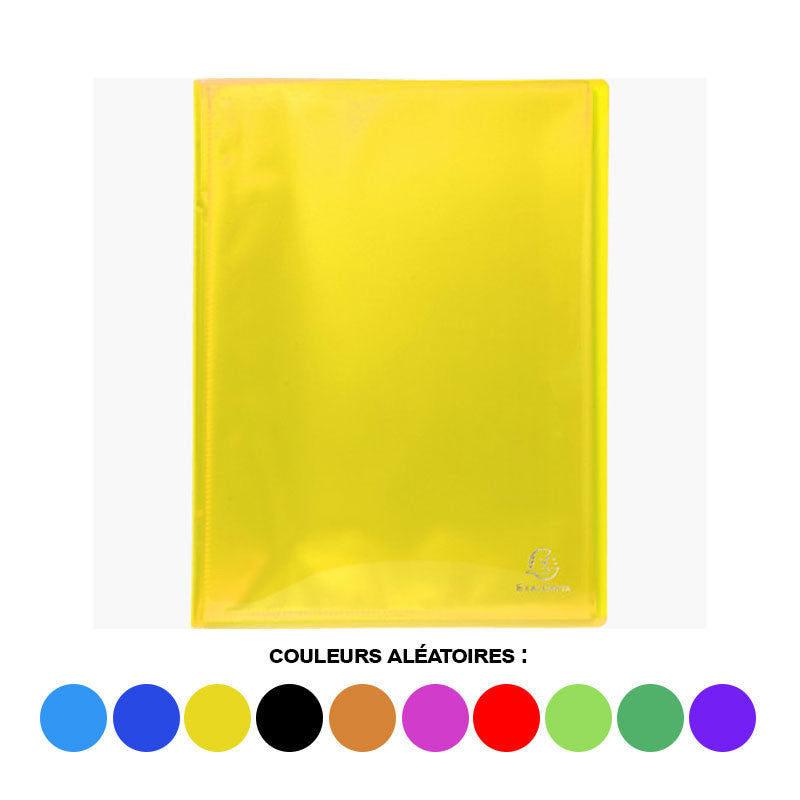 Porte-vues - Lutin - 80 vues - Polypro semi-rigide - A4 - Couleurs assorties - Exacompta