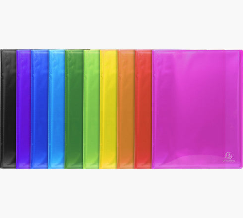 Porte-vues - Lutin - 80 vues - Polypro semi-rigide - A4 - Couleurs assorties - Exacompta