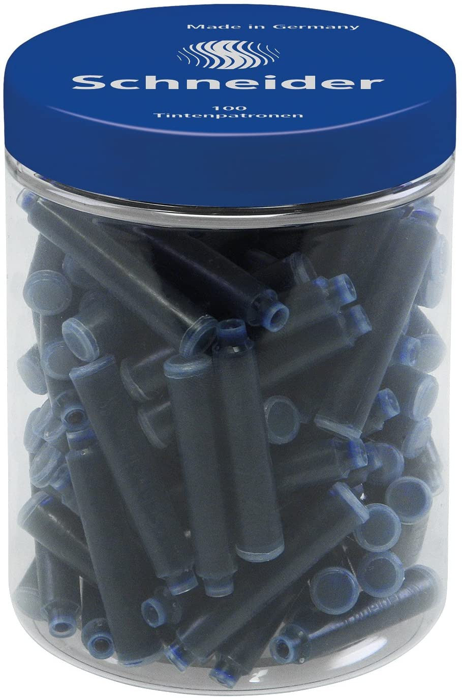 Pot De 100 Cartouches Encre Bleue Royale Pvc - Schneider