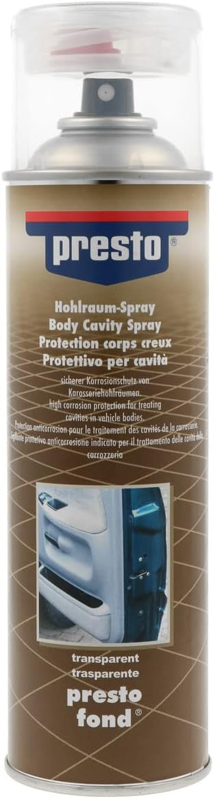 Produit de protection corps creux - Portes, capots de voiture - Presto - 500ml