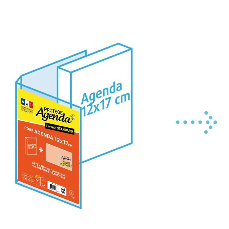 Protège Agenda - 12 x 17 cm - Exacompta