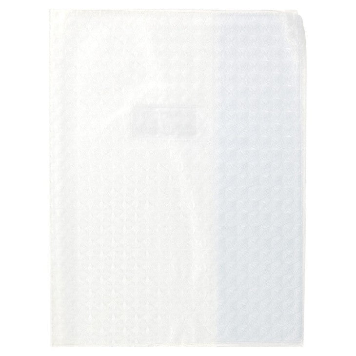 Protège-cahier - 17x22cm - Transparent - Polypro - Motif losange - Résistant