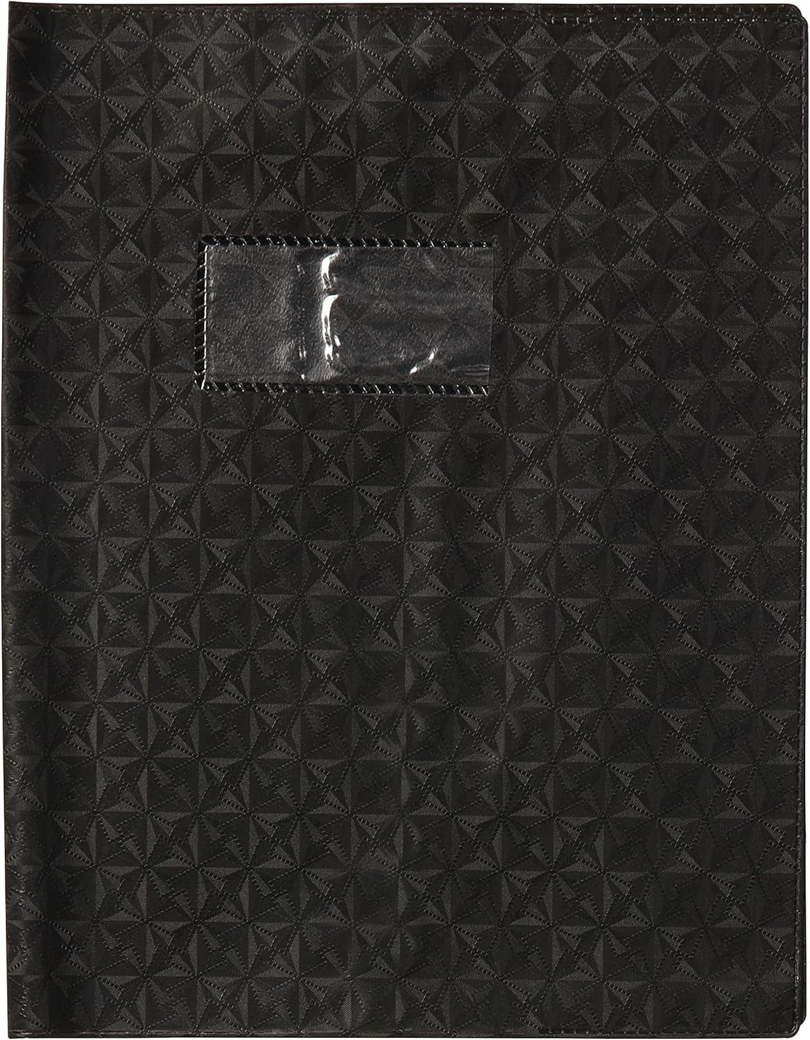 Protège-cahier - 17x22cm - Noir - Polypro - Motif losange - Résistant