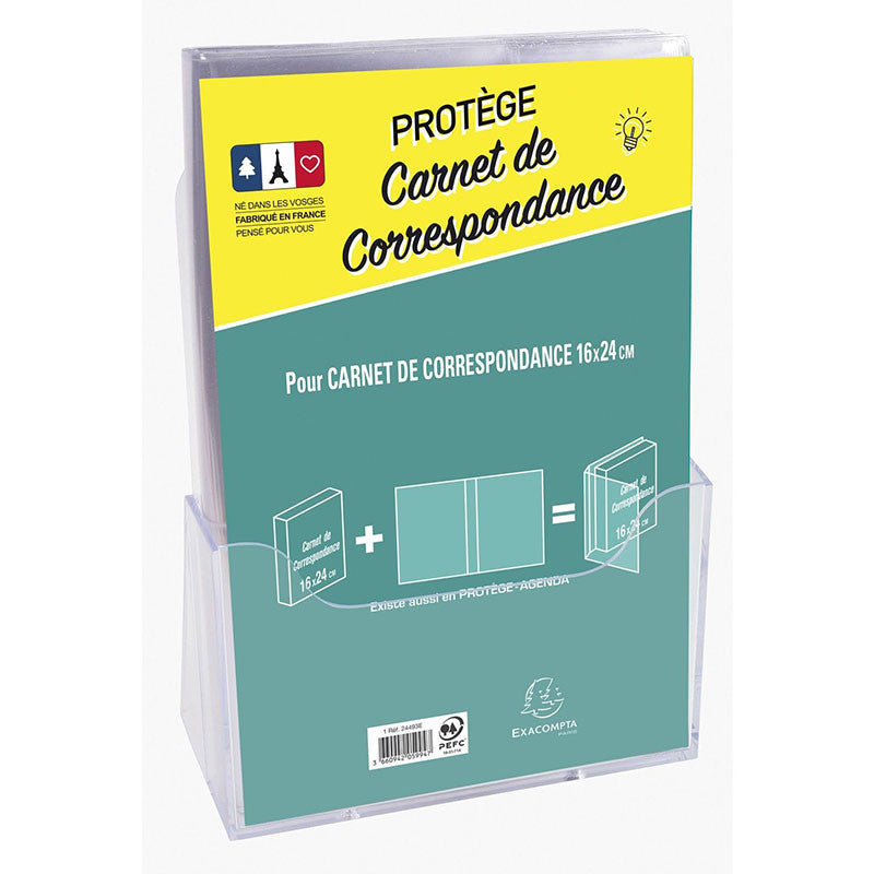Protège Carnet De Correspondance - 16 x 24 cm - Exacompta