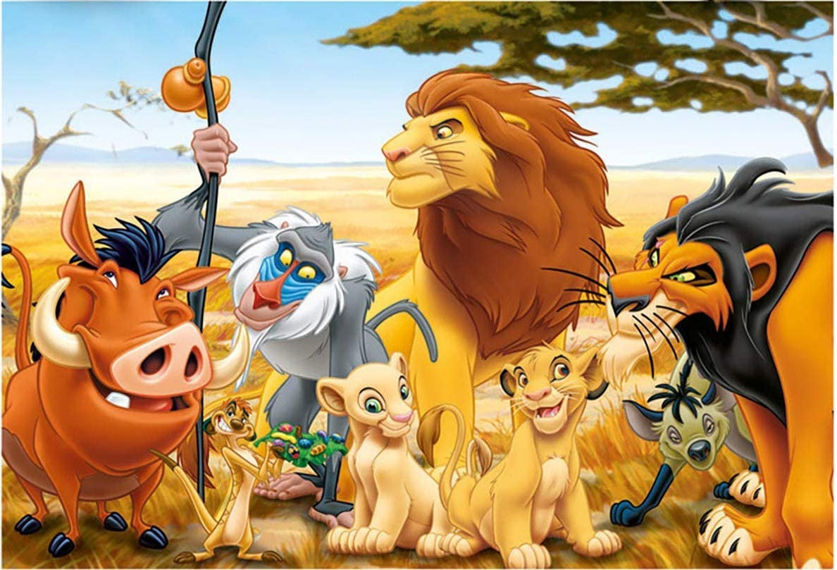 Puzzle - Le roi lion - Le livre de la jungle - Disney - 50 pièces - Educa