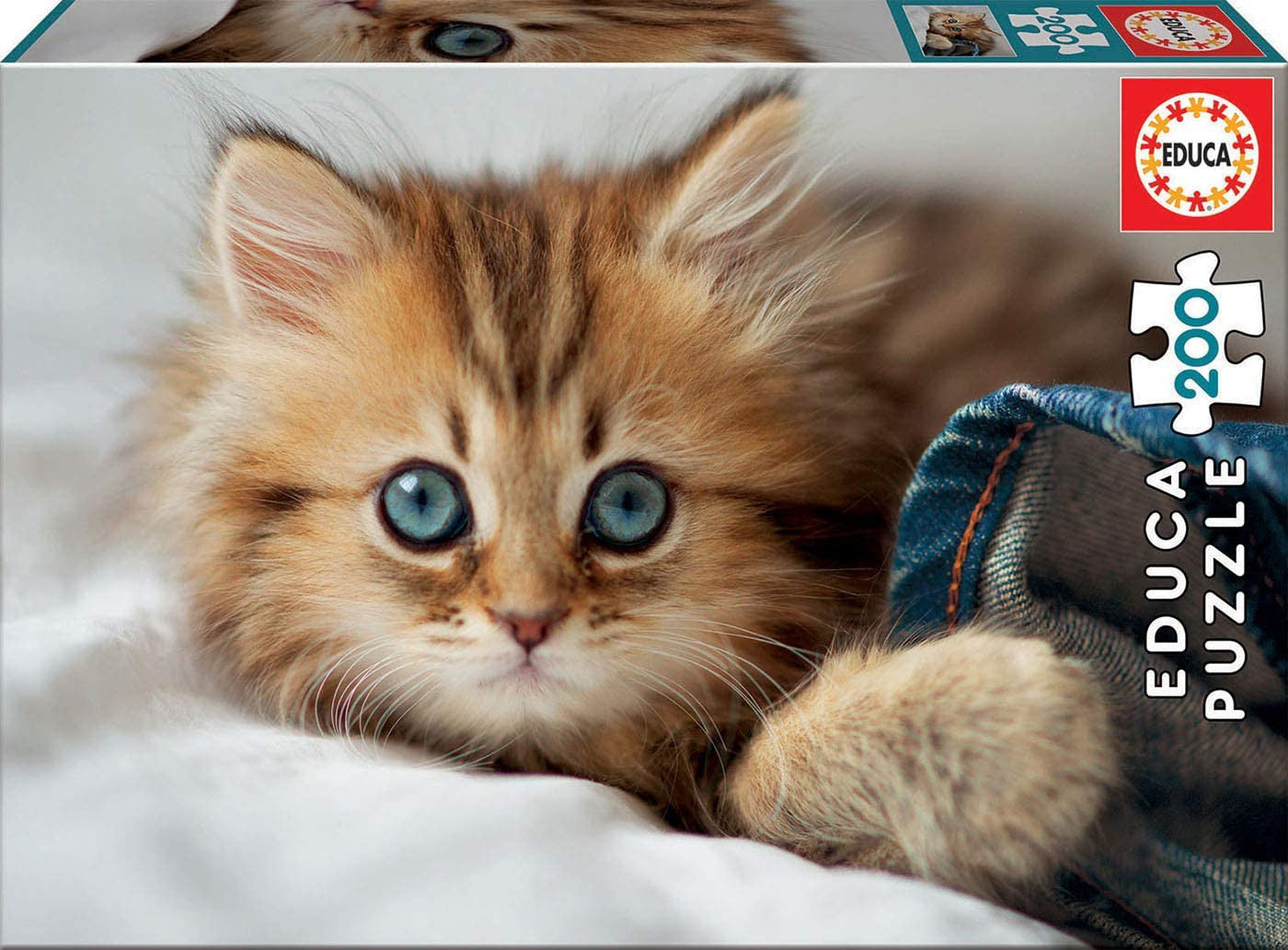 Puzzle - 200 pièces - Chat - Chaton - Dès 6 ans - Educa