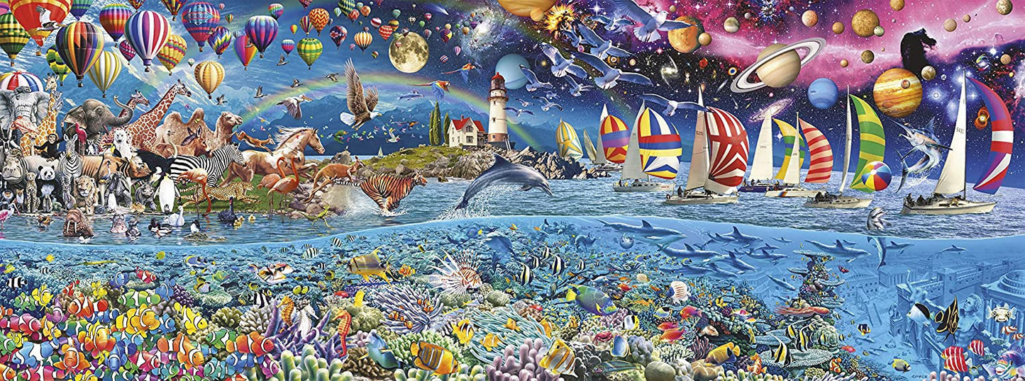 Puzzle - 24000 pièces - Grand modèle - La vie - Animaux - Mer - Nature - Educa