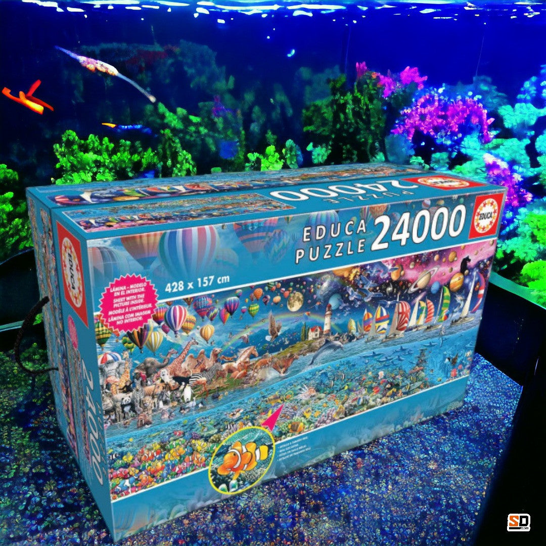 Puzzle - 24000 pièces - Grand modèle - La vie - Animaux - Mer - Nature - Educa