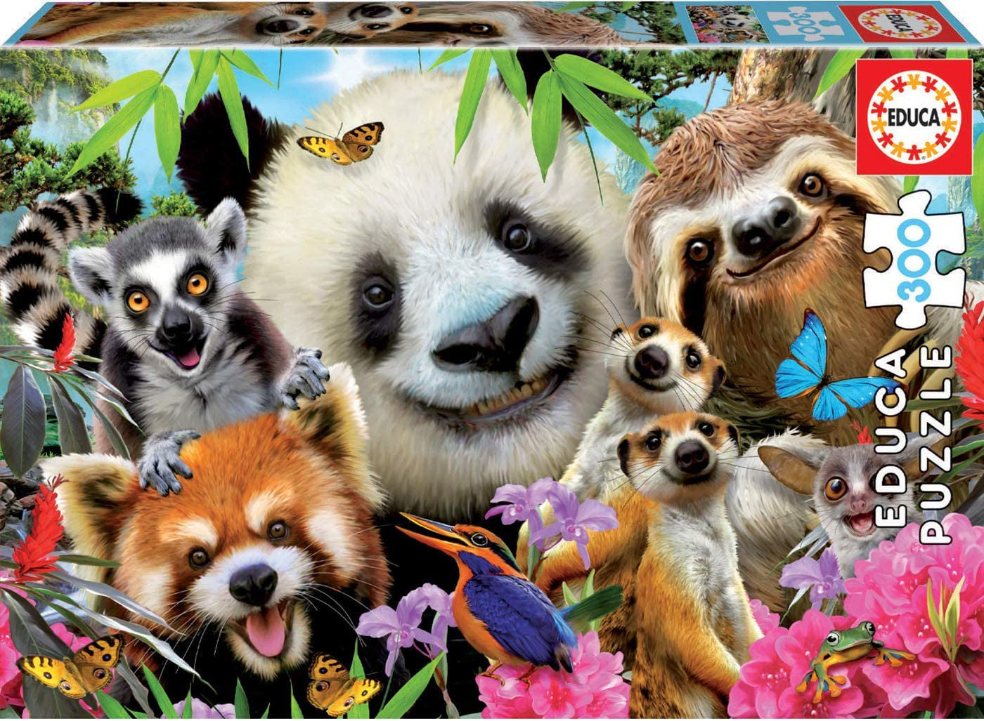 Puzzle - Le selfie des animaux - 300 pièces - Educa