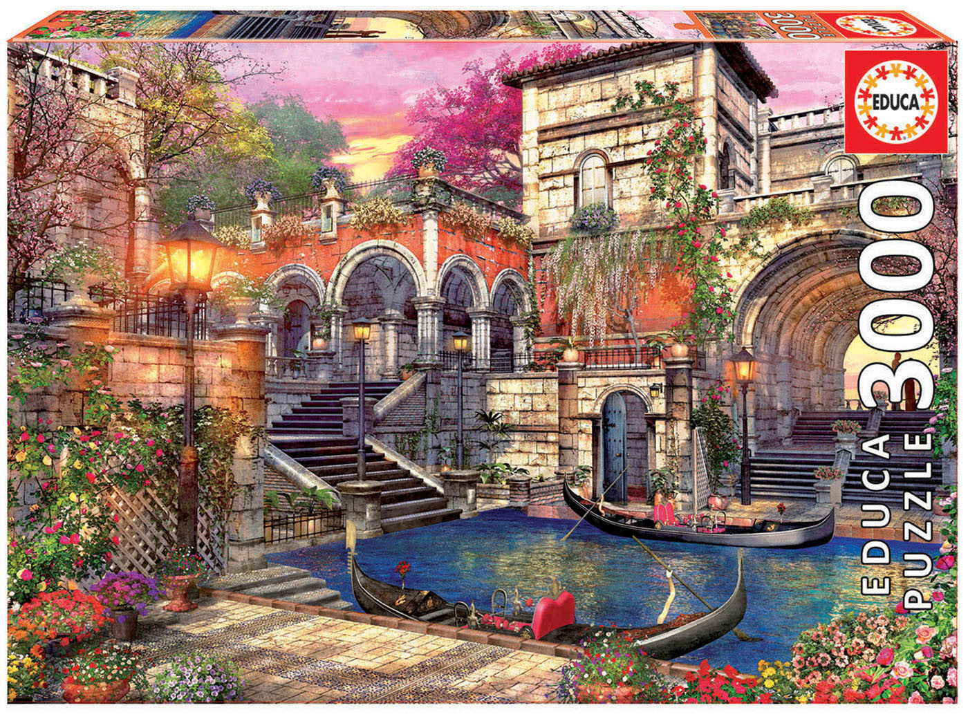 Puzzle - Romance à Venise - 3000 pièces - 120x85cm - Adulte
