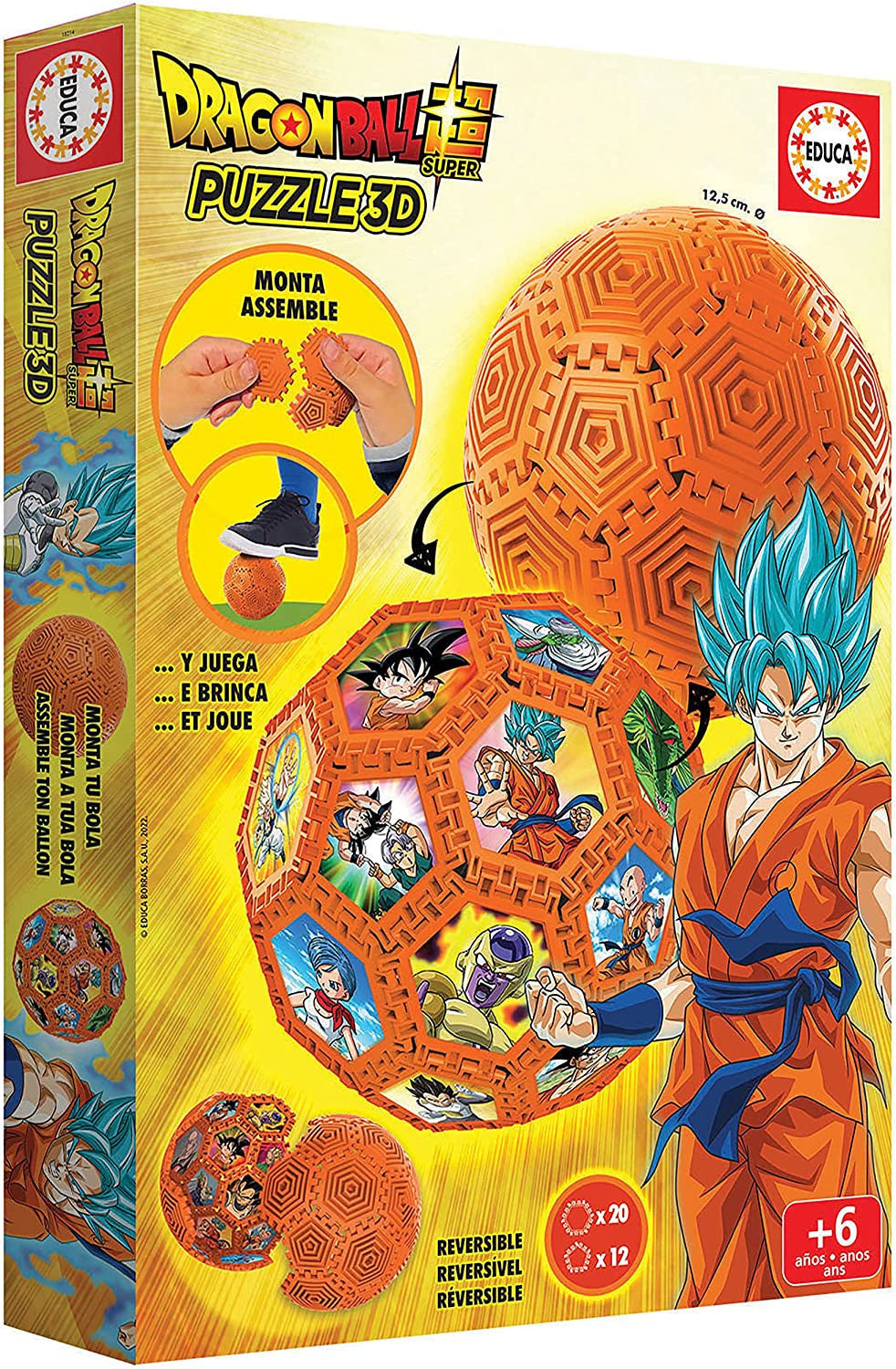 Puzzle 3D - Dragon Ball Z - 32 pièces - Sphère - Dès 6 ans - Educa