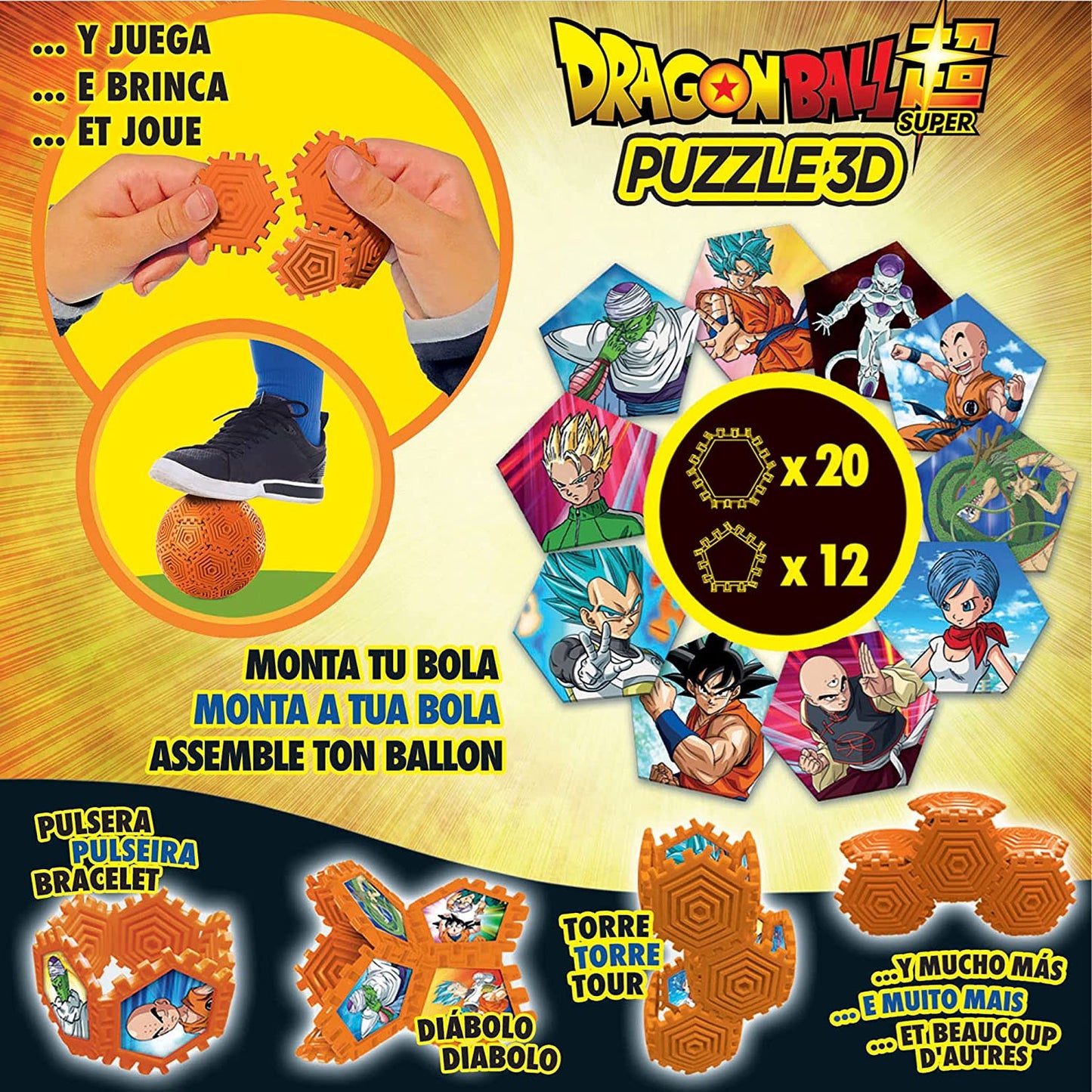 Puzzle 3D - Dragon Ball Z - 32 pièces - Sphère - Dès 6 ans - Educa