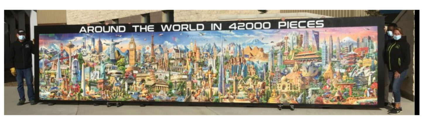 Puzzle - 42000 pièces - XXL - Le tour du monde - Educa