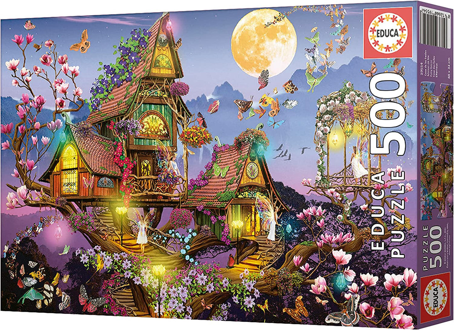 Puzzle - 500 pièces - La maison des fées - Educa