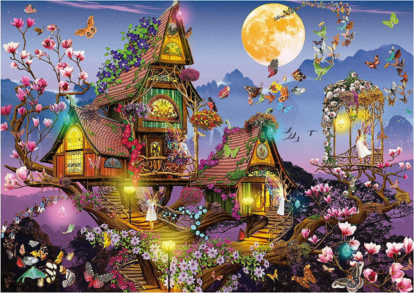 Puzzle - 500 pièces - La maison des fées - Educa