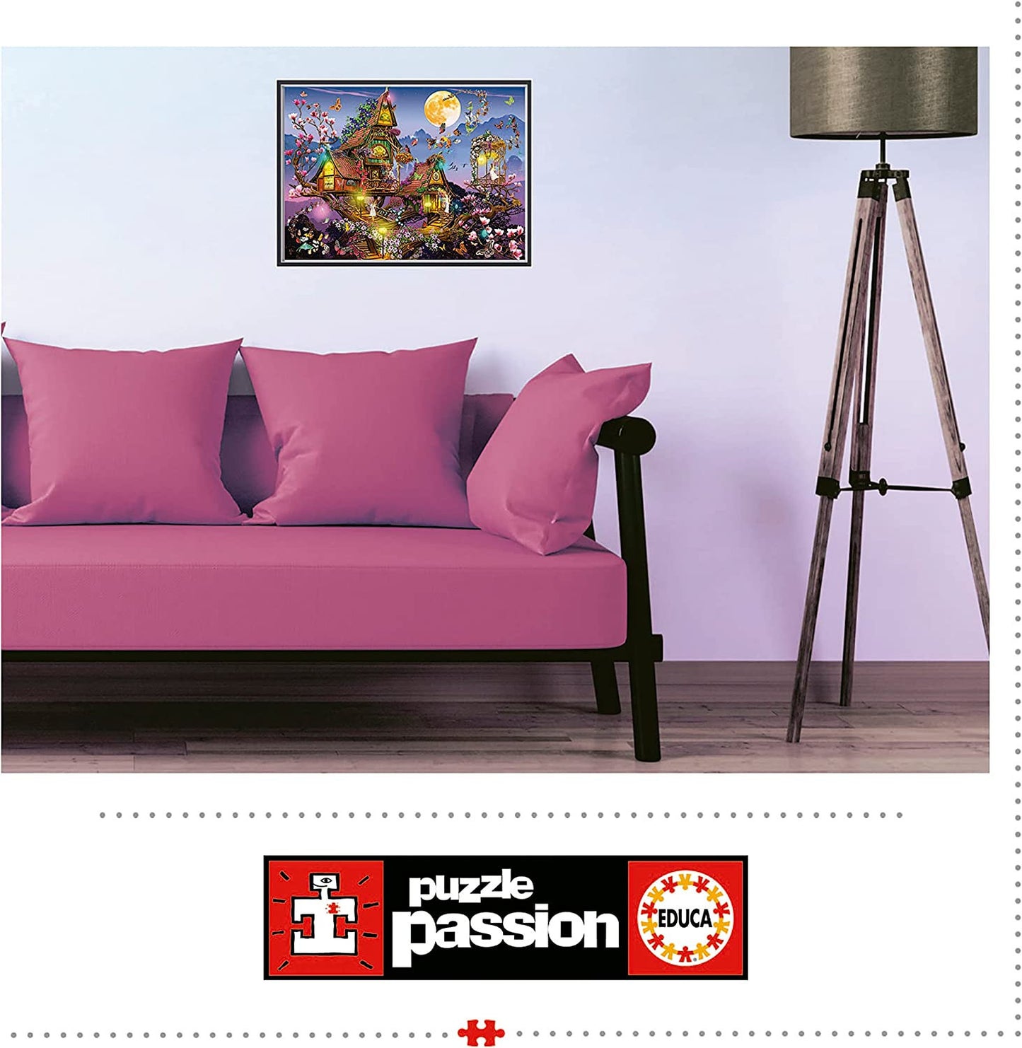 Puzzle - 500 pièces - La maison des fées - Educa