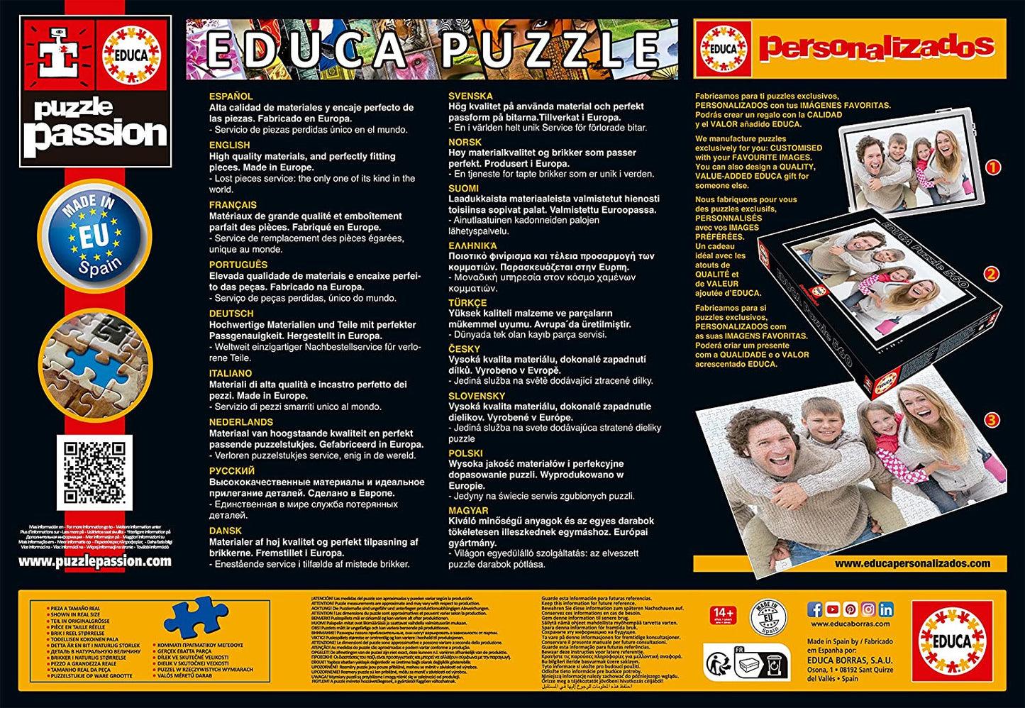 Puzzle - 5000 pièces - La meilleure librairie du monde - Livres - Educa