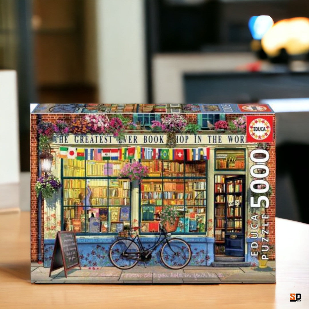 Puzzle - 5000 pièces - La meilleure librairie du monde - Livres - Educa