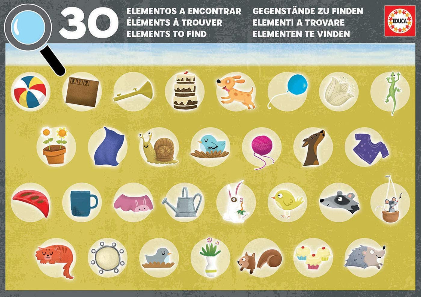 Puzzle éducatif - La ville - 50 pièces - Dès 4 ans - Educa