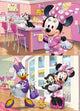 Puzzle en bois - 2x25 pièces - Enfant - Dès 3 ans - 2 modèles - Minnie et Daisy - Educa