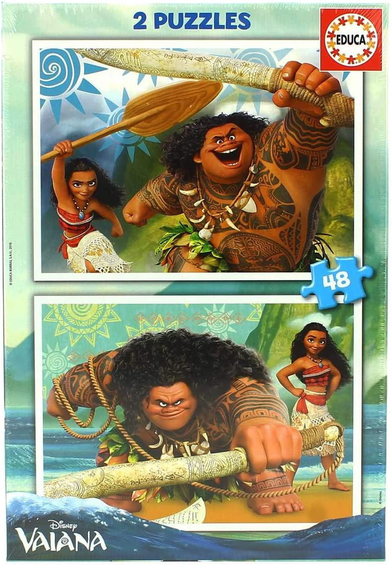 Puzzle - Disney Vaiana - 2 modèles - 2x48 pièces - Dès 4 ans - Educa
