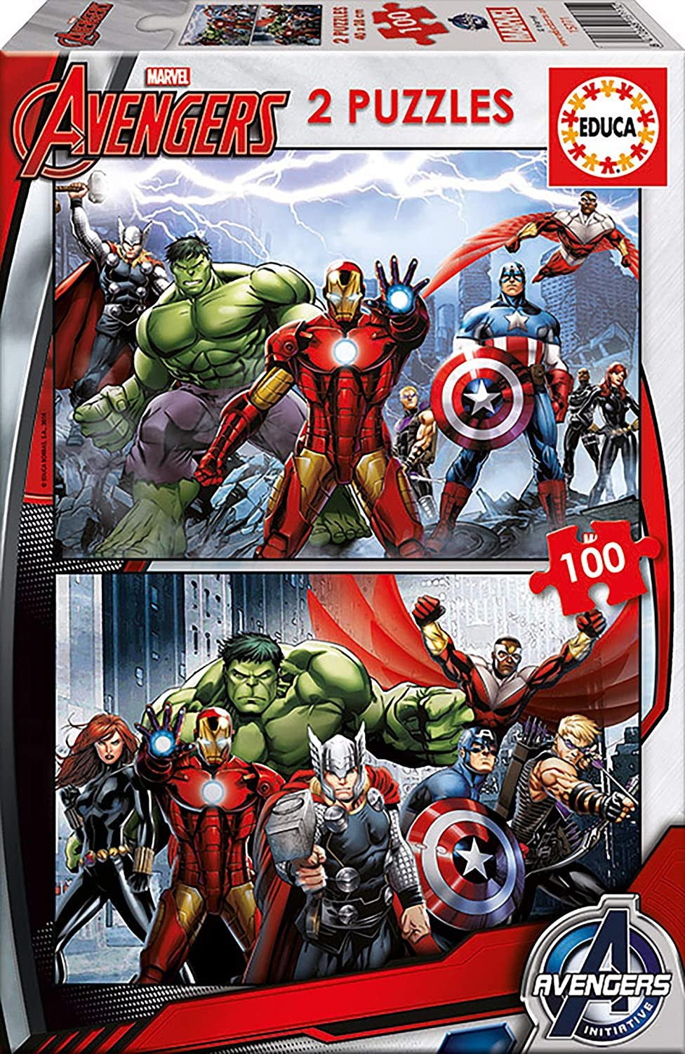 Puzzle - Super Héros - Les Avengers - 100 pièces - Educa