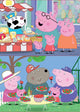 Puzzle en bois - Peppa Pig et ses amis - 2 x 25 pièces - Dès 3 ans - Educa