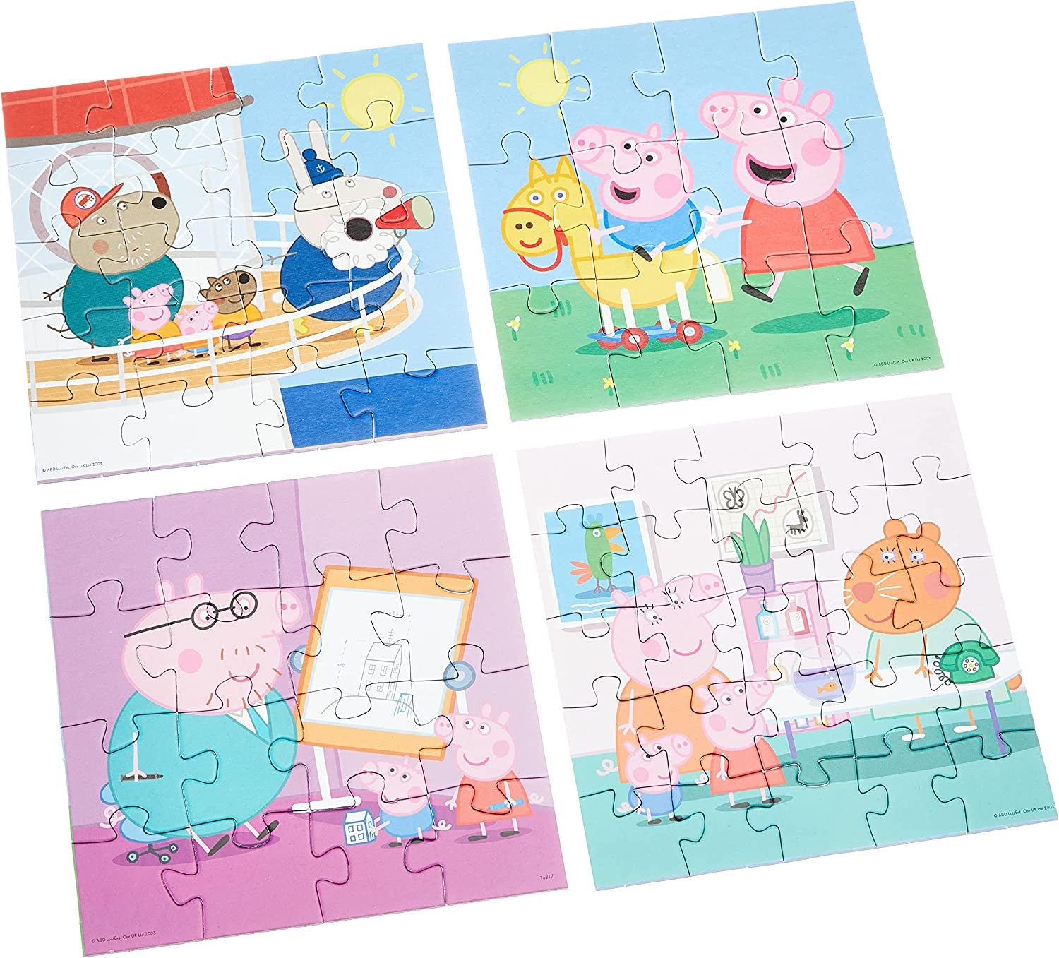 Puzzle - Peppa Pig et ses amis - 4 modèles - 12,16,20 et 25 pièces - Dès 3 ans - Educa
