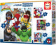Puzzle - Enfant - Dès 3 ans - 4 modèles - Spidey et ses amis étonnants - Educa