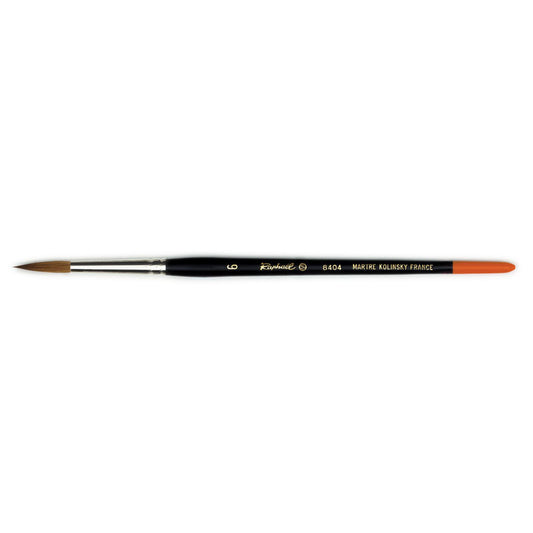 Pinceau - Rond - Aquarelle - Kolinsky S - Série 8404 - N°6 - Raphaël