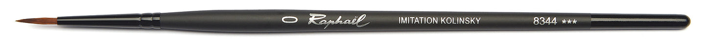Pinceau - Rond - Pointe fine - Aquarelle - Raphaël - Stradivarius - Série 8433 - N°0