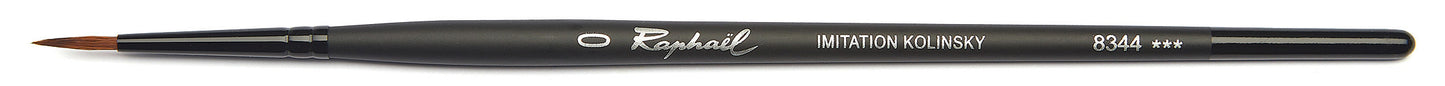 Pinceau - Rond - Pointe fine - Aquarelle - Raphaël - Stradivarius - Série 8433 - N°0