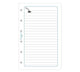Recharge pour organiseur - Exatime 17 - Notes - Perforées - Ligné - 47 feuilles