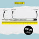 Recharge pour stylo encre gel - Noir - Trait moyen 0,7mm - Standard - Online