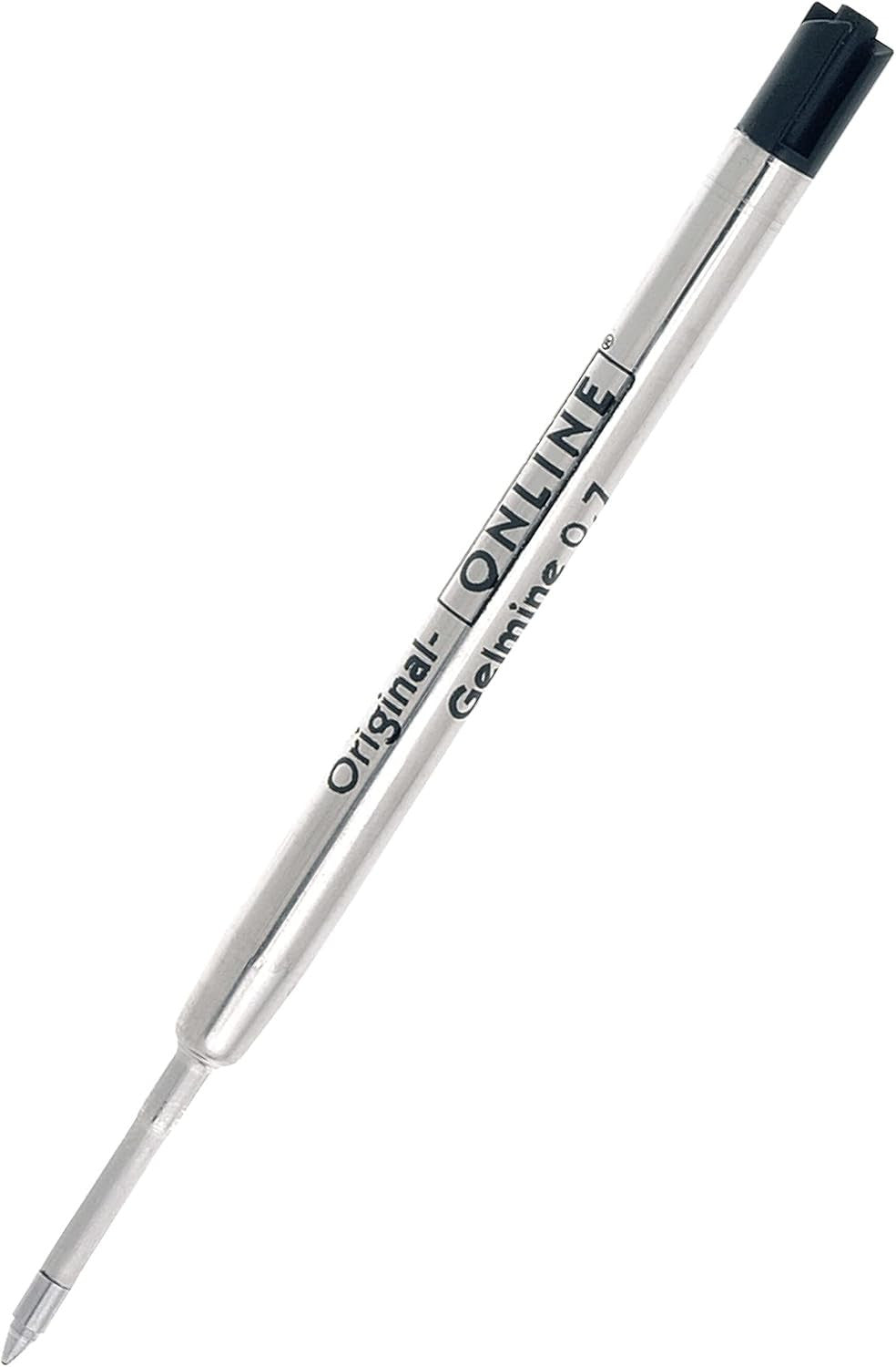 Recharge pour stylo encre gel - Noir - Trait moyen 0,7mm - Standard - Online