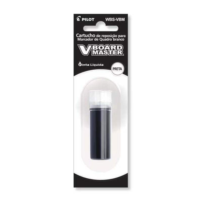 Recharge pour marqueur - Effaçable - V-Board Master - Pilot - Noir - Pointe moyenne