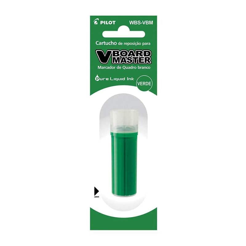 Recharge pour marqueur - Effaçable - V-Board Master - Pilot - Vert - Pointe moyenne