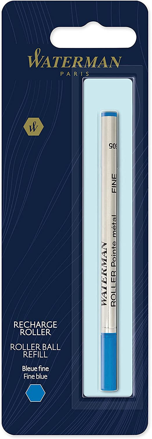 Recharge pour stylo bille - Bleu - Pointe fine - Waterman