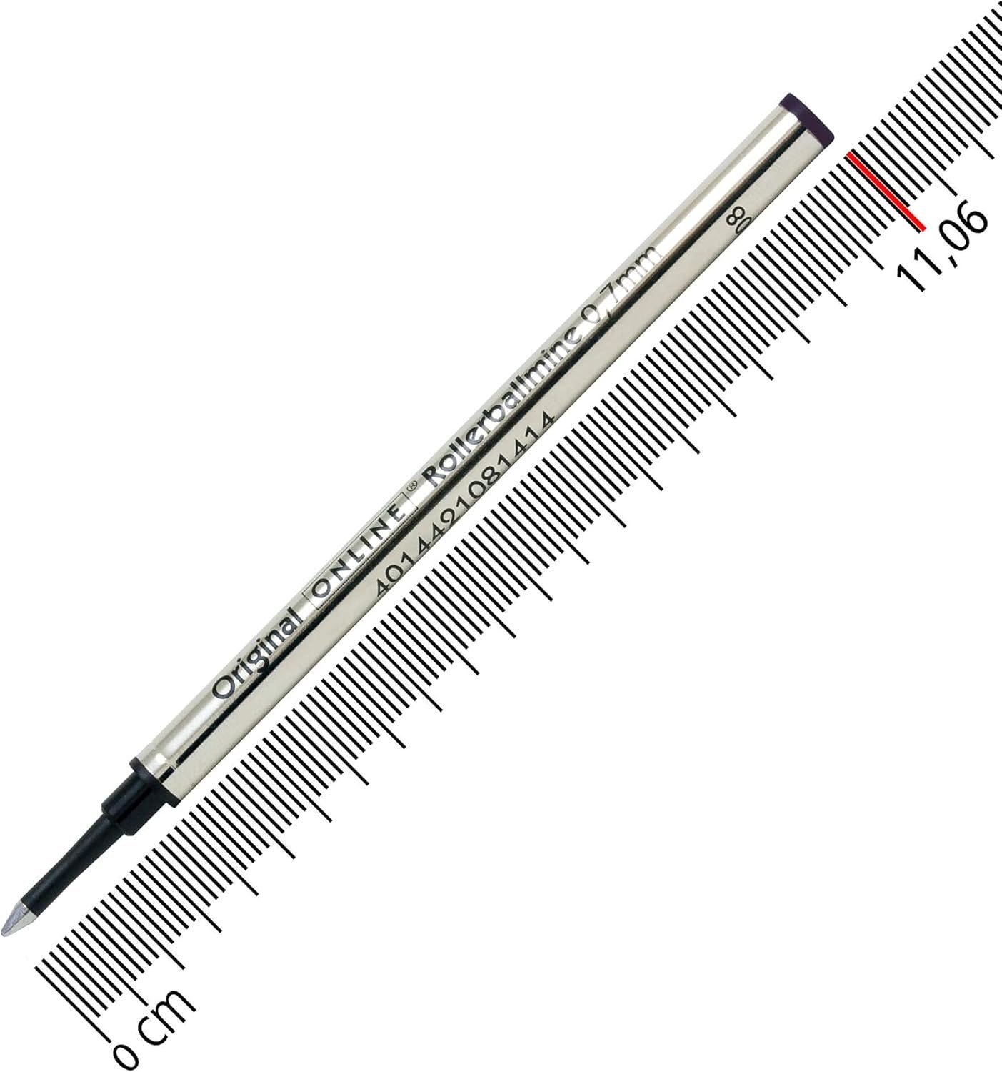 Recharge pour stylo roller - Noir - Trait moyen 0,7mm - Standard - Online