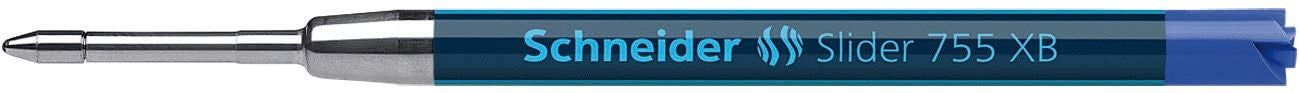 Recharge pour stylo bille - Bleu - Pointe extra-large - Slider 755 XB - Schneider