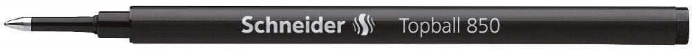 Recharge pour stylo roller - Noir - Pointe 0,5mm - Topball 850 - Schneider