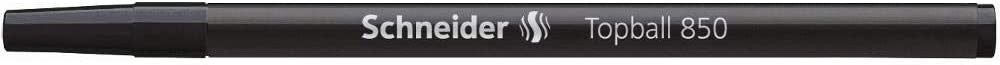 Recharge pour stylo roller - Noir - Pointe 0,5mm - Topball 850 - Schneider