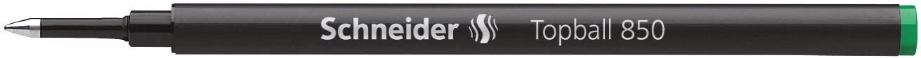 Recharge pour stylo roller - Vert - Pointe 0,5mm - Topball 850 - Schneider