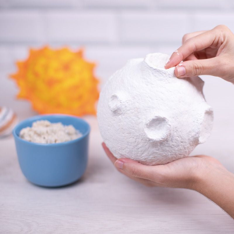 Poudre pour faire du papier mâché - Blanc - Sachet de 200g - Loisirs créatifs