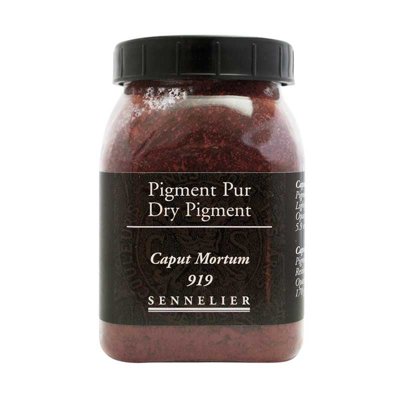 Pigment en poudre - Sennelier - Caput Mortum - Pot de 200 ml